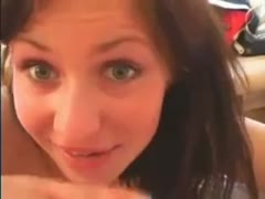Skanky Russian hoochie is skilled at giving a fantastic rimjob.